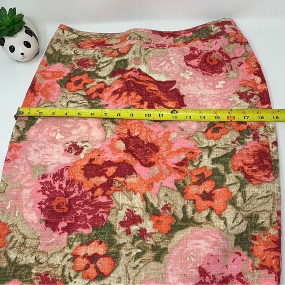 Talbots Floral Pencil Skirt. NWOT. I accidentally ripped the tag off. - Picture 5 of 11
